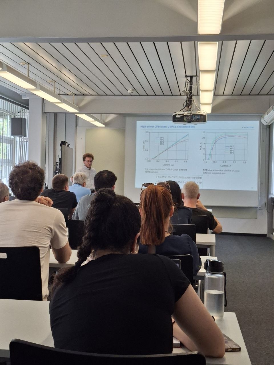 Innolume presented recent advances in Quantum-Dot Lasers at TUM Seminar