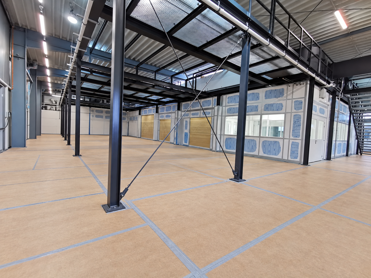 preparation of four cleanrooms for molecular beam epitaxy (MBE) systems