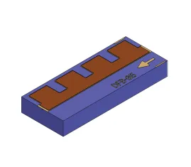 DFB laser diode at 1310 nm with 70mW - Bare die, wide temperature range